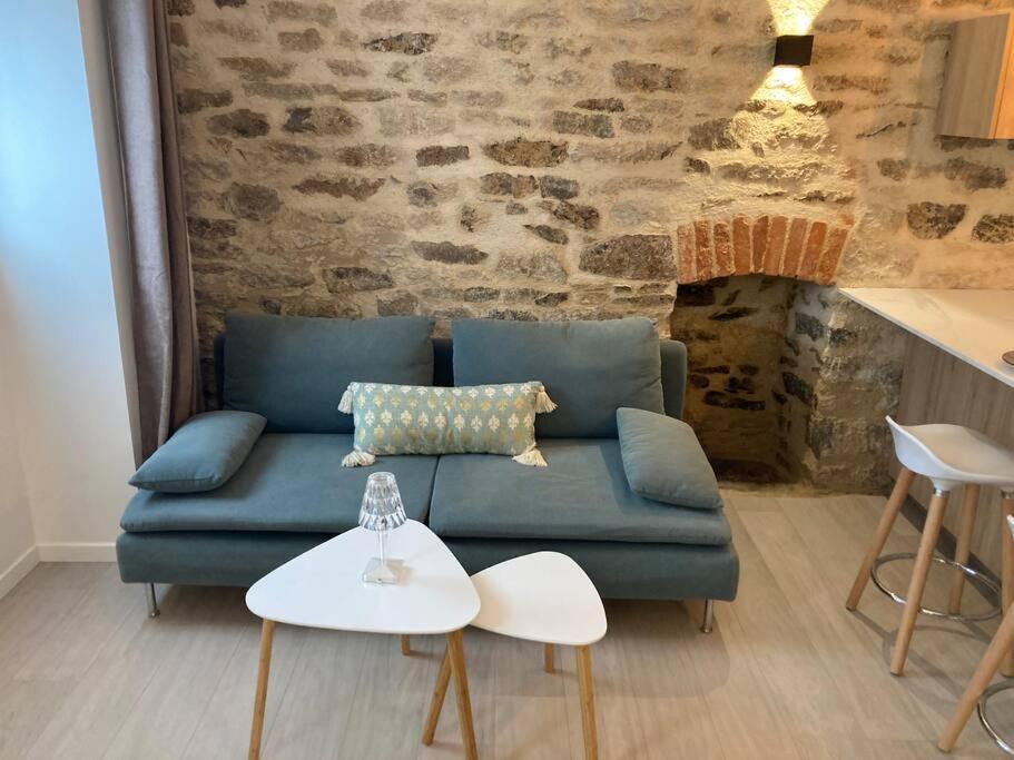Appartement Centre Ville Quimper Avec Terrasse Esterno foto